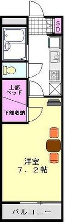 レオパレスミモザIIの物件間取画像